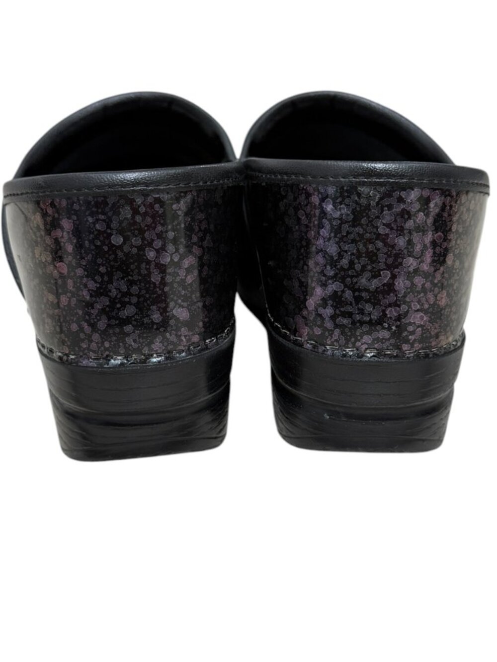 Dansko Professional Graphic Quartz Patent Leather Womens Clogs Size 9 / 39 - Picture 4 of 9